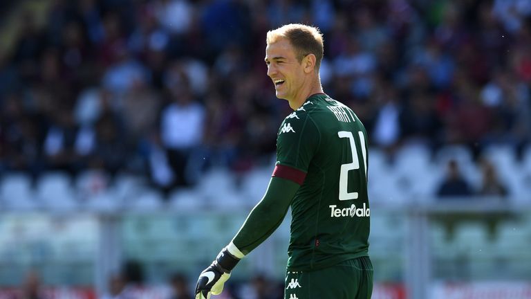 Joe Hart of FC Torino looks on during the Serie A match against Empoli