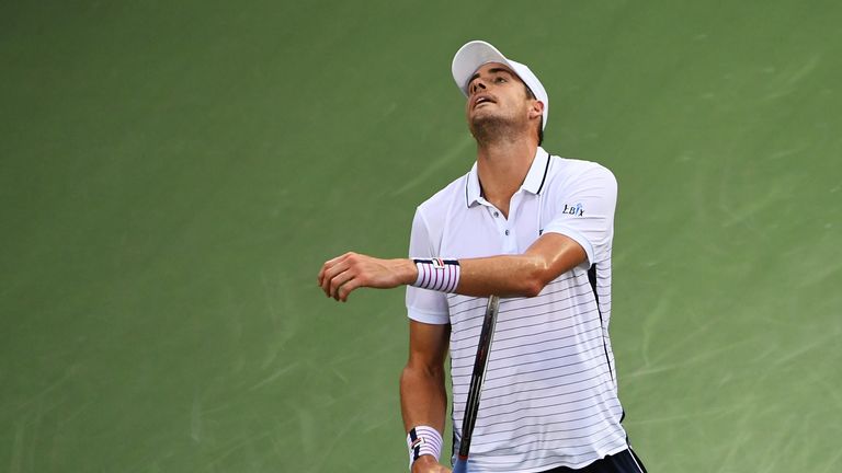 John Isner was frustrated by Edmund's powerful ground game