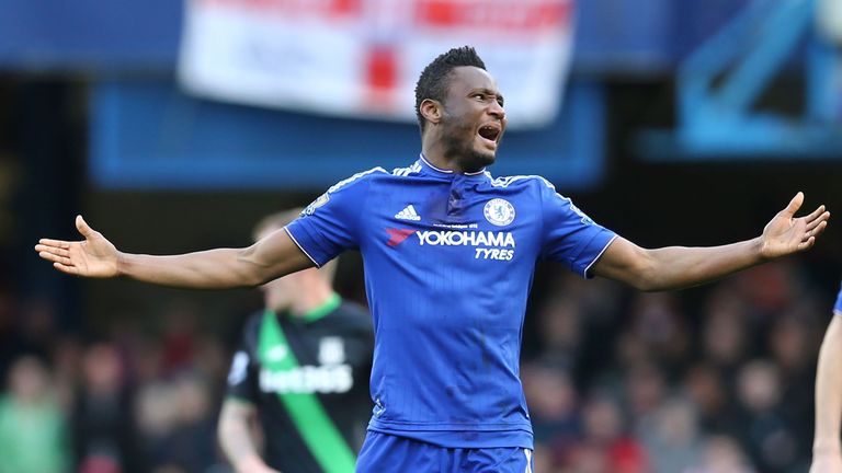 John Obi Mikel has not made a first-team appearance for Chelsea this season