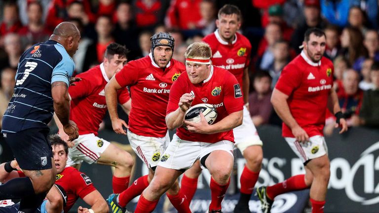 Guinness PRO12, Irish Independent Park, Cork 9/9/2016.Munster vs Cardiff Blues.Munster...s John Ryan