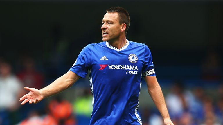 LONDON, ENGLAND - AUGUST 27: John Terry of Chelsea in action during the Premier League match between Chelsea and Burnley at Stamford Bridge on August 27, 2