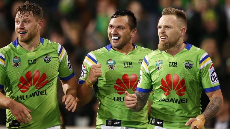 Jordan Rapana will look to extend his try scoring record against Melbourne