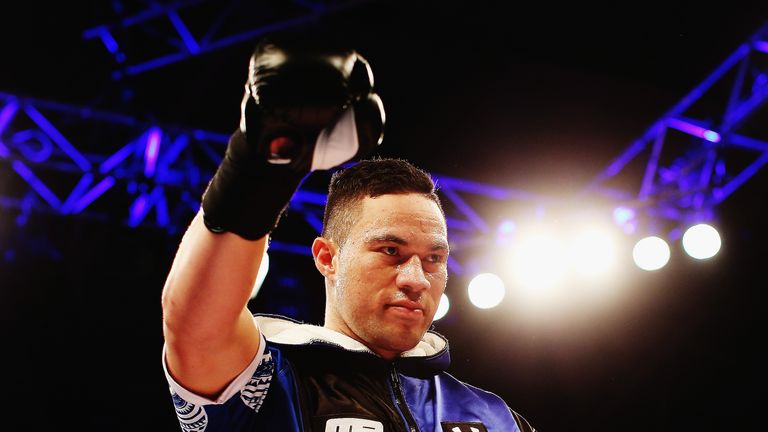 Joseph Parker waits to fight Kali Meehan in a heavyweight bout at The Trusts Arena in Auckland, New Zealand on October 15