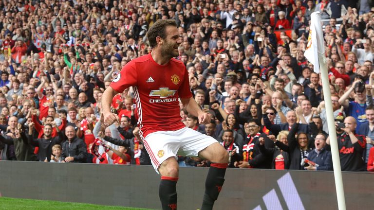 Juan Mata on target against the Foxes on Saturday