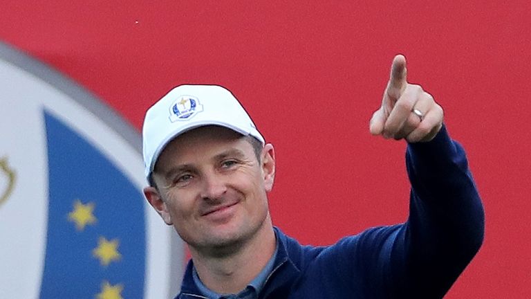 Justin Rose, Europe, opening tee, foursomes, Ryder Cup