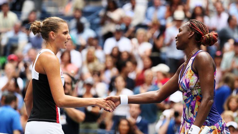 Karolina Pliskova defeated Venus Williams 