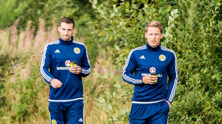 Lee Wallace (left) pulls out of Scotland squad to face Malta on Sunday
