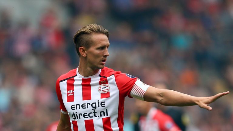 Luuk de Jong of Eindhoven issues instructions during the friendly match between FC Eindhoven and PSV Eindhoven