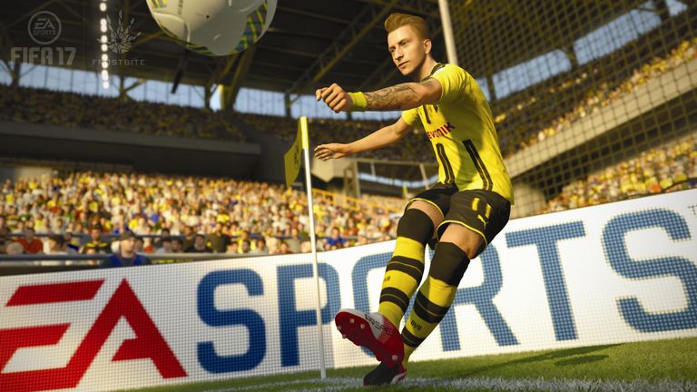 Marco Reus in action on FIFA 17