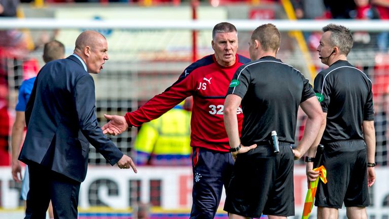 Warburton was upset with John Beaton after the Aberdeen game