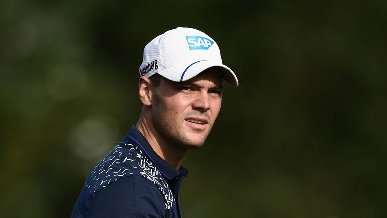 Martin Kaymer gave the home fans plenty to cheer on day two