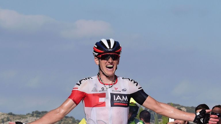 Mathias Frank, Vuelta a Espana, stage 17