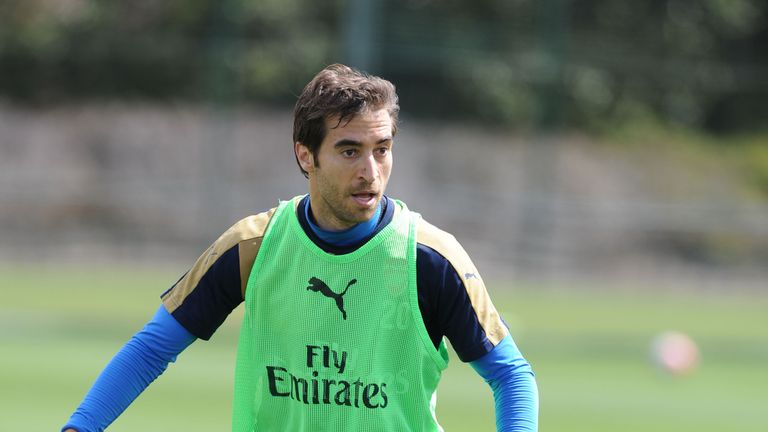 Mathieu Flamini, Arsenal training