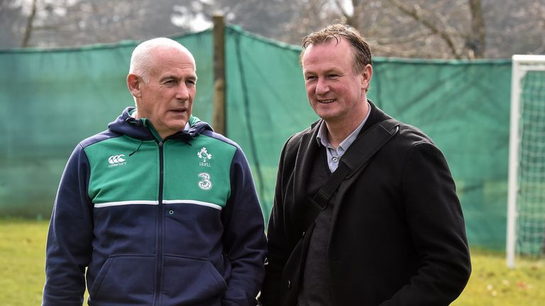 Mick Kearney (left) to step down from Ireland post in November 