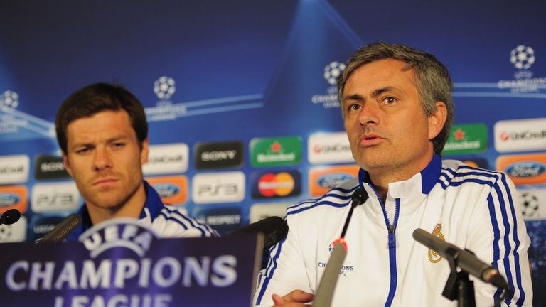 Alonso played under Mourinho for three years at Real Madrid