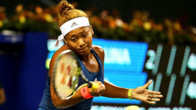 Naomi Osaka lost the first set but then took charge of her semi