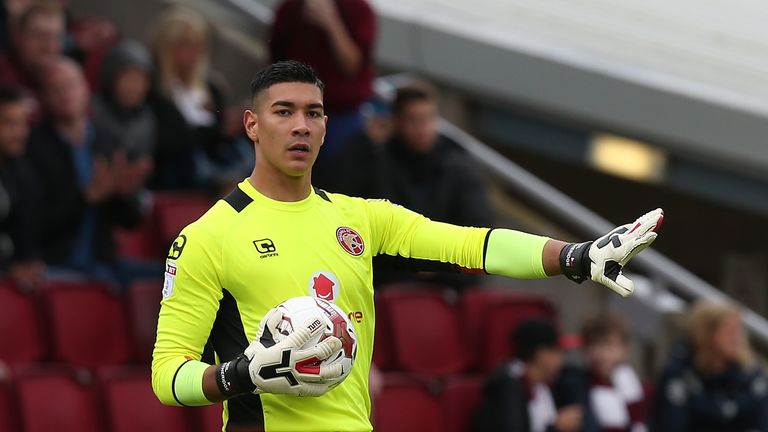 Neil Etheridge was the star man in goal for Walsall