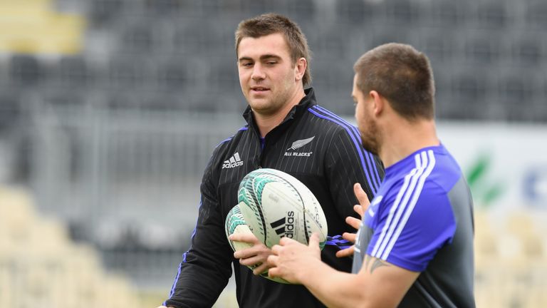 Liam Squire will pack down at blindside flanker in his first ever start for the All Blacks