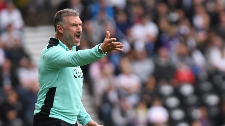 Nigel Pearson, manager of Derby County