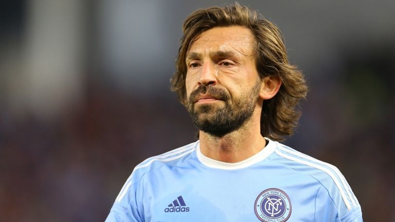 Andrea Pirlo in campo con il New York City (Getty)