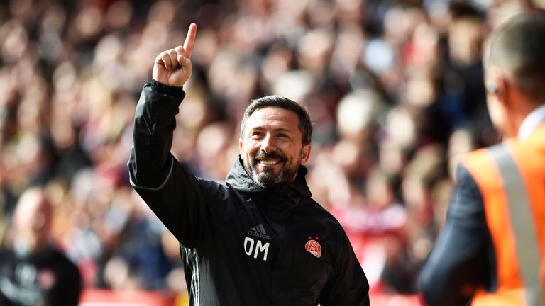 Aberdeen manager Derek McInnes believes his team deserved to win the game