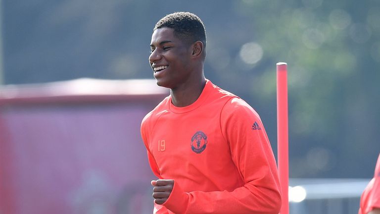 Jose Mourinho has confirmed Marcus Rashford is ready to start for Manchester United