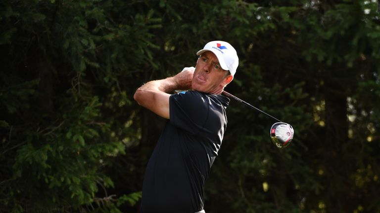 Richard Green during the second round of the Omega European Masters