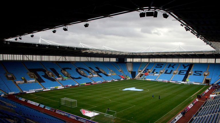 Ricoh Arena, Coventry City, football ground