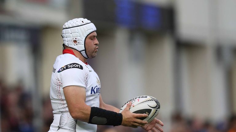 Guinness PRO12  Semi Final RDS Dublin 20/5/2016  Leinster vs Ulster.Ulster's Rory Best.