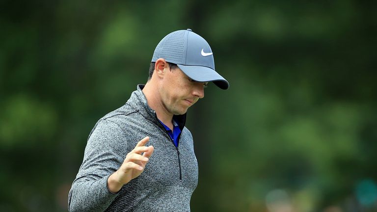 Rory McIlroy during the final round of the Deutsche Bank Championship