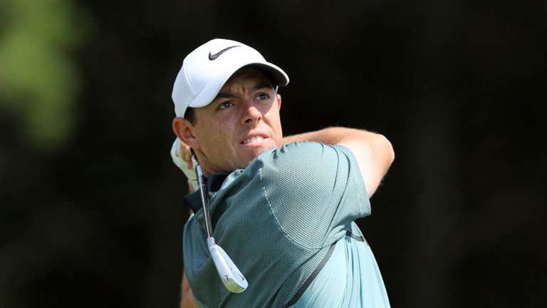 Rory McIlroy during the third round of the Deutsche Bank Championship