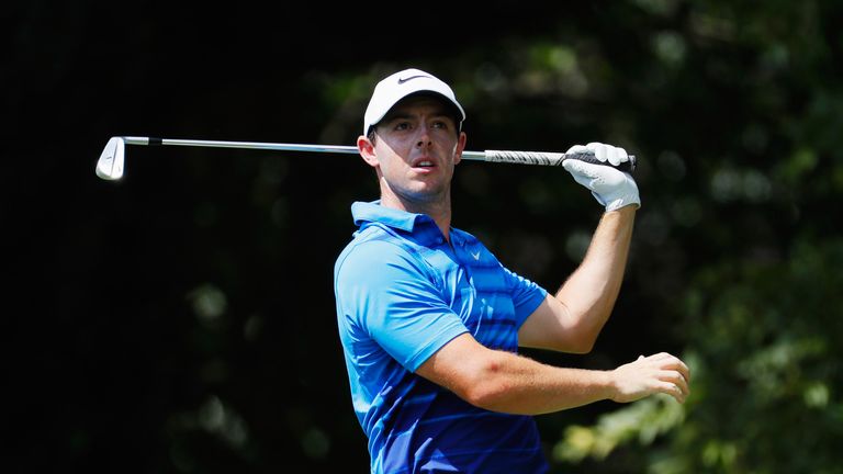 Rory McIlroy during the second round of the TOUR Championship