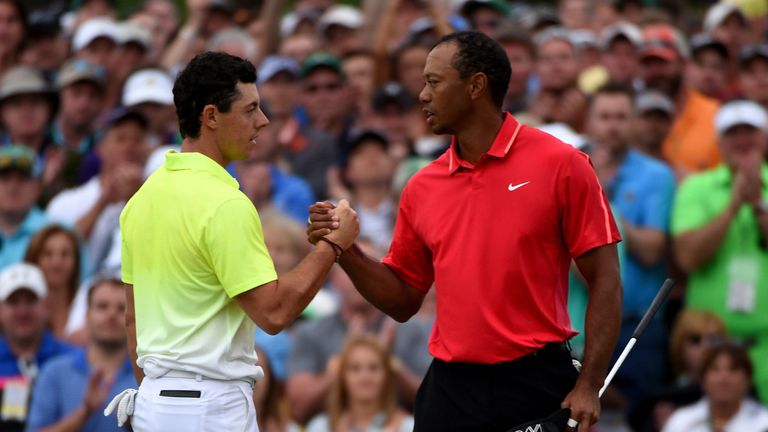 Rory McIlroy and Tiger Woods: Masters R4