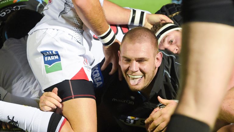 Gordon Reid celebrates after scoring