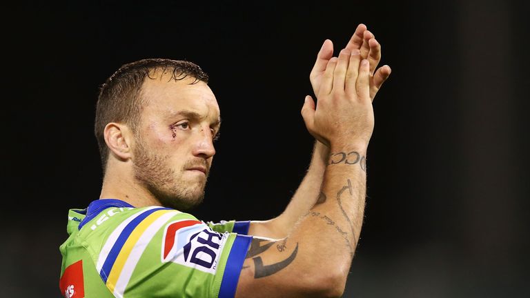 Canberra and England hooker Josh Hodgson
