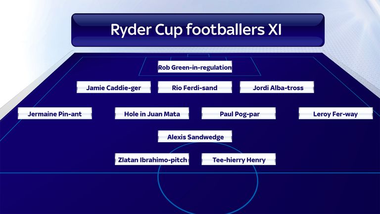 Ryder Cup football team