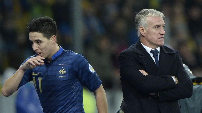 Nasri fell out with France's manager Didier Deschamps
