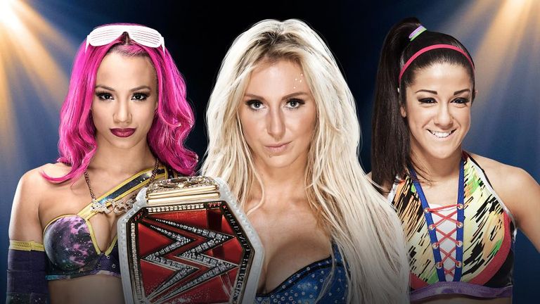 WWE Clash of Champions - Charlotte v Bayley v Sasha Banks
