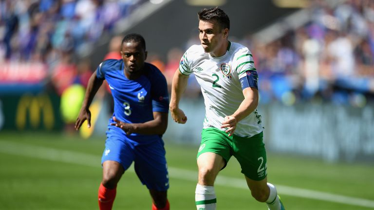 Seamus Coleman is fit to join Republic of Ireland training ahead of the qualifier