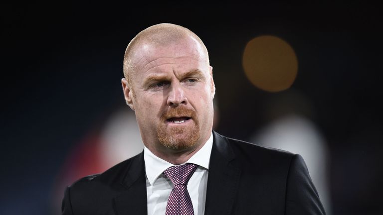 Burnley manager Sean Dyche pictured ahead of the Clarets' clash with Watford