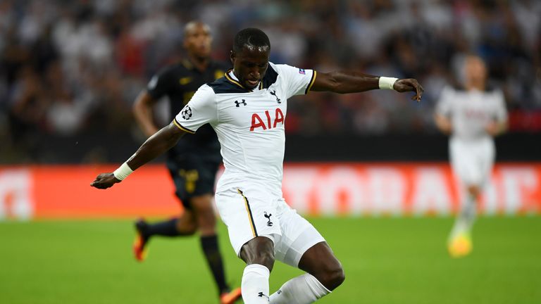 Moussa Sissoko was in action for Spurs in the Champions League