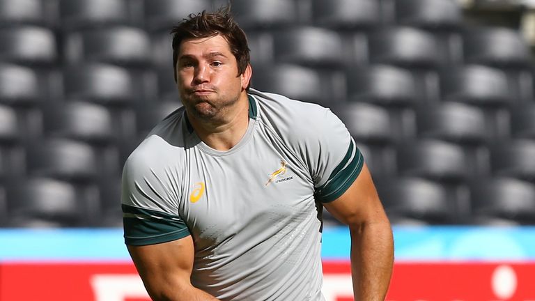 South Africa forward Willem Alberts