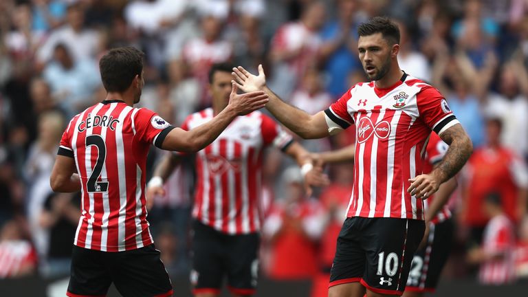 Southampton celebrate a league win against Swansea City