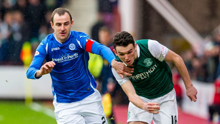 Mackay made his last appearance for St Johnstone in their League Cup semi-final defeat to Hibernian in January