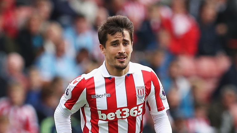 Bojan Krkic of Stoke City in action