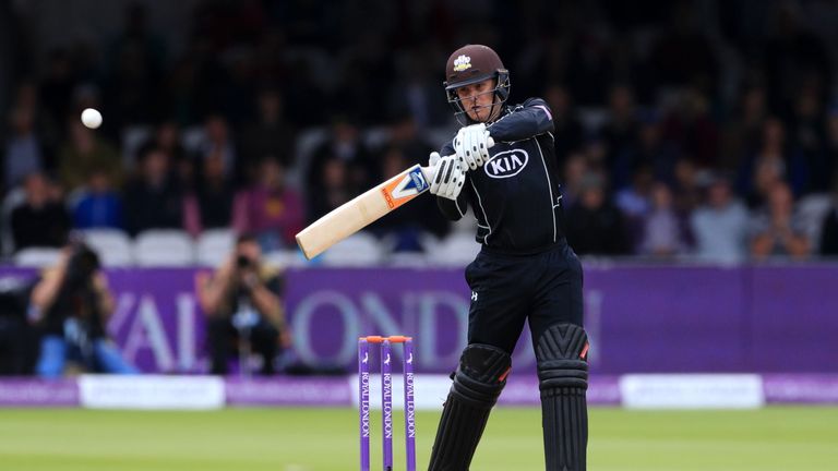 Surrey's Jason Roy batting during Royal London One Day Cup final