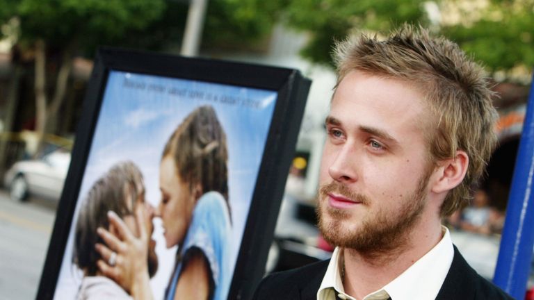 LOS ANGELES - JUNE 21:  Actor Ryan Gosling arrives at the premiere of New Lines' "The Notebook" at the Village Theatre on June 21, 2004