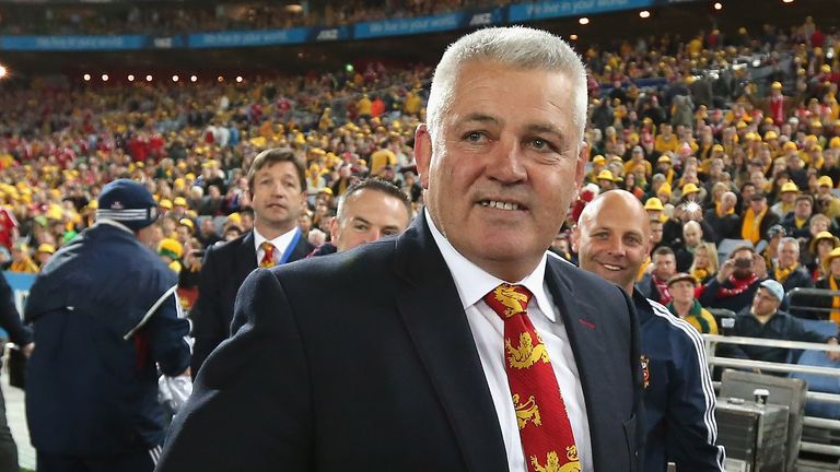 Warren Gatland will lead the British and Irish Lions for the second time