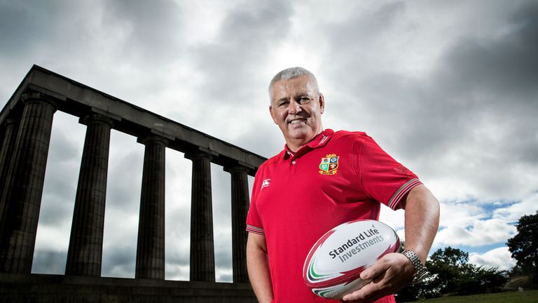 Warren Gatland is unveiled as the British and Irish lions coach for their 2017 tour to New Zealand
