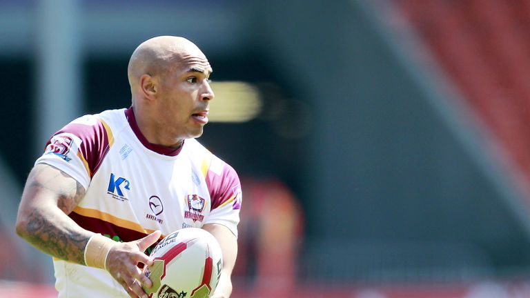 Dewsbury Rams v Batley Bulldogs - Bloomfield Road Blackpool, England -
Batley's Wayne Reittie